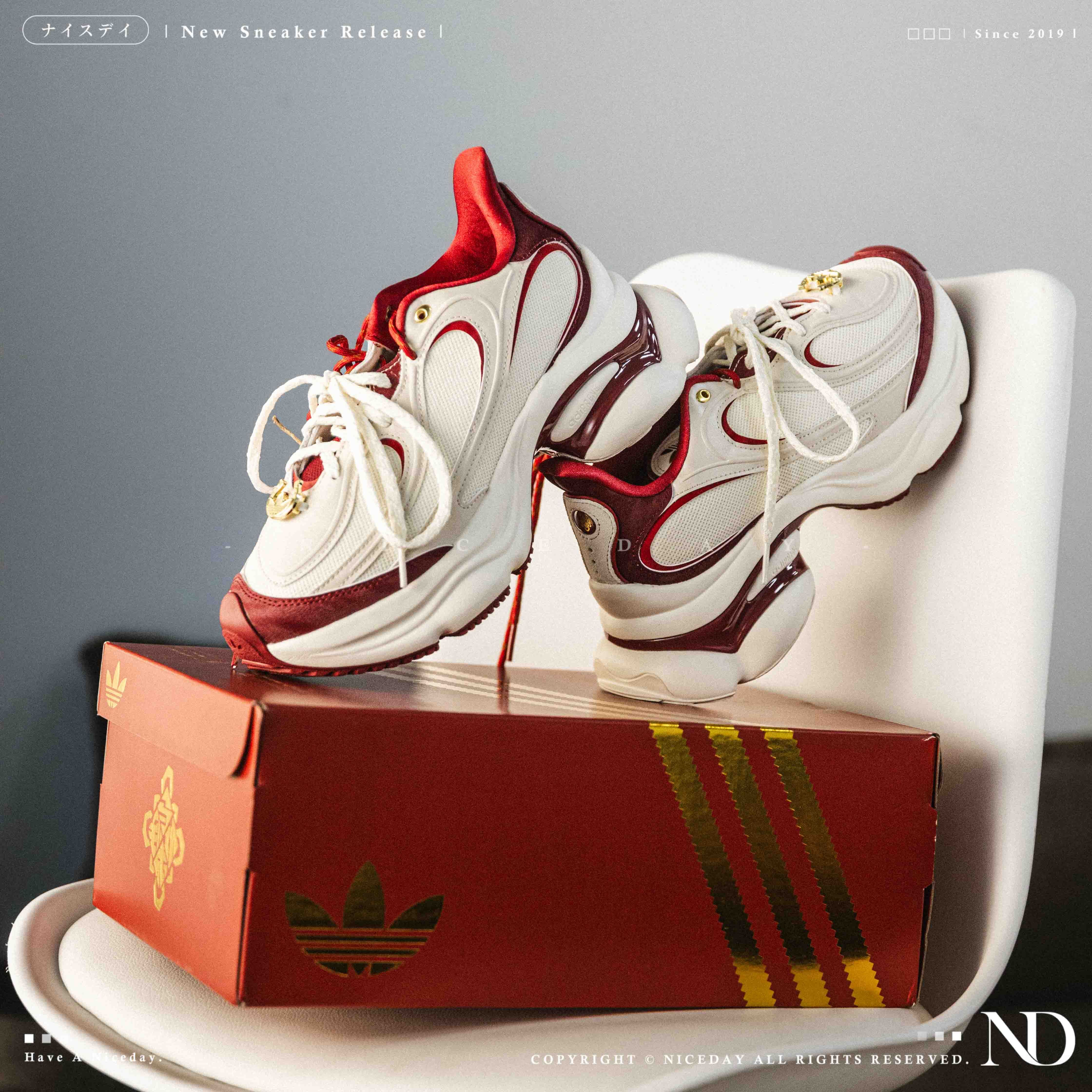 NICEDAY 代購 Adidas Originals Ozvenuz CNY 馬年 新年 春節 農曆 馬 脫韁野馬 增高 白 KI2801