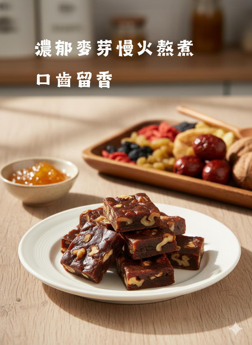 【米樂客】手工南棗核桃糕｜Q瓶隨手包