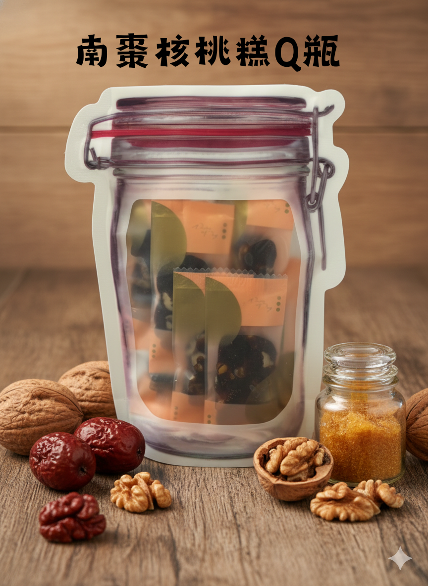 【米樂客】手工南棗核桃糕｜Q瓶隨手包