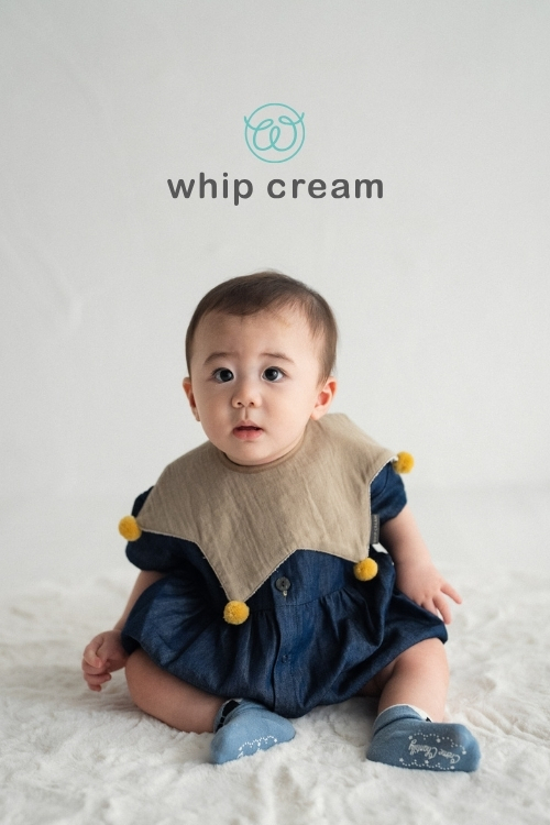 【日本 whip cream】星星圍兜