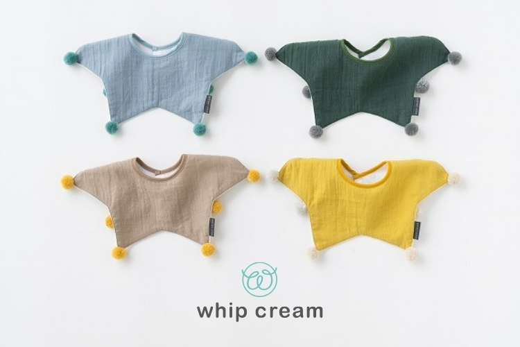 【日本 whip cream】星星圍兜