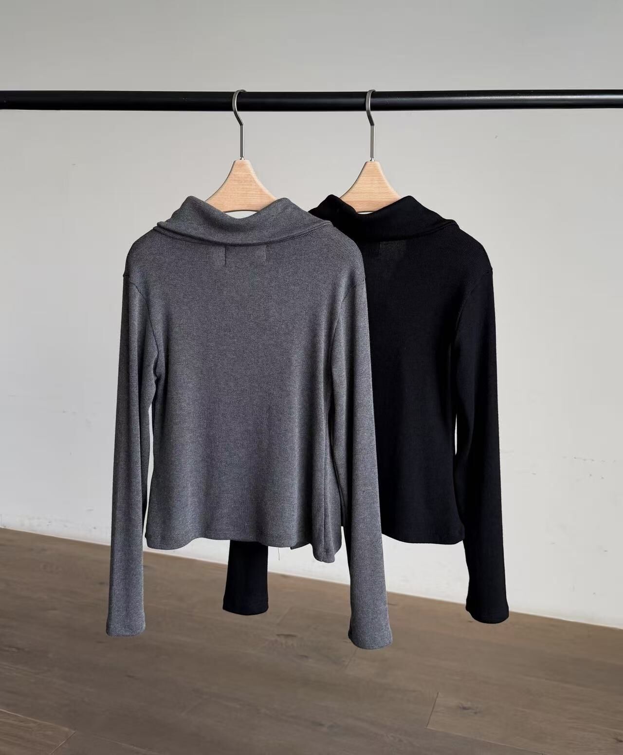 RD2607 斜領口設計Top