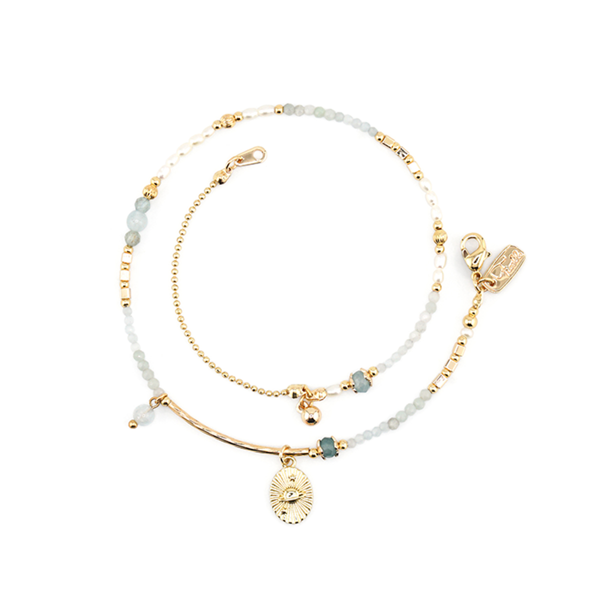 守護星 • 水瓶座 • 天王星 – 海藍寶 – 手鍊