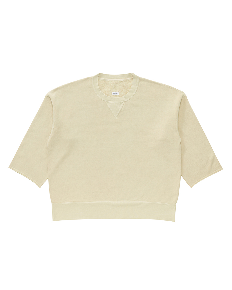 LAST PCS: VISVIM JUMBO SB SWEAT 3/4 DMGD - SIZE 5 PRE ORDER ITEM (預訂中)