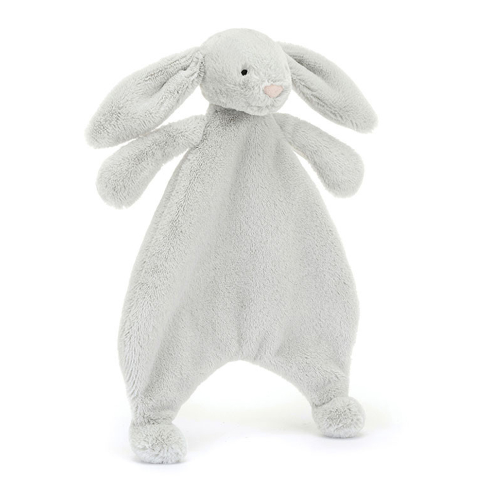 Jellycat Bashful Silver Bunny Comforter 雲灰銀兔安撫甜睡巾