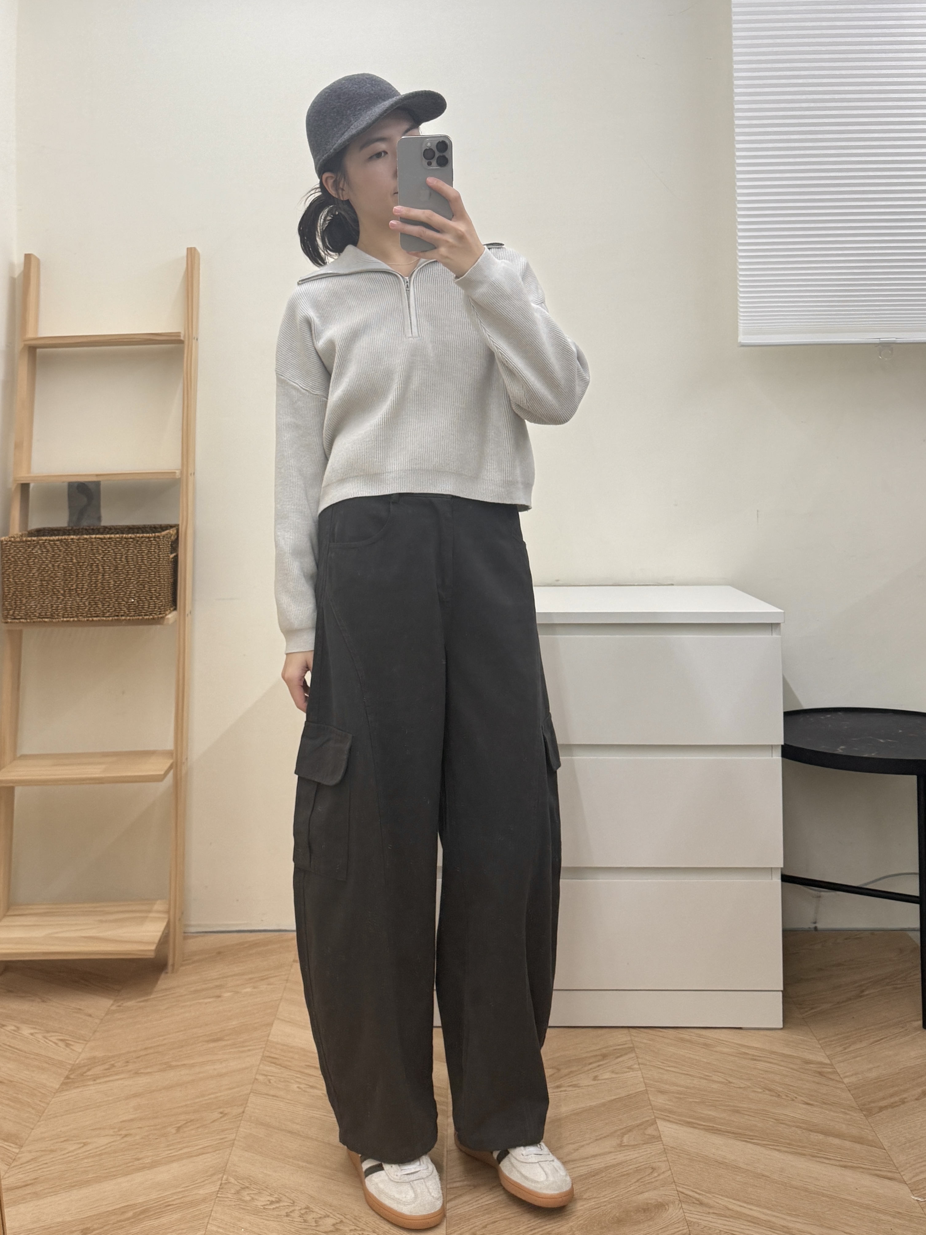 繭型工裝褲*3色