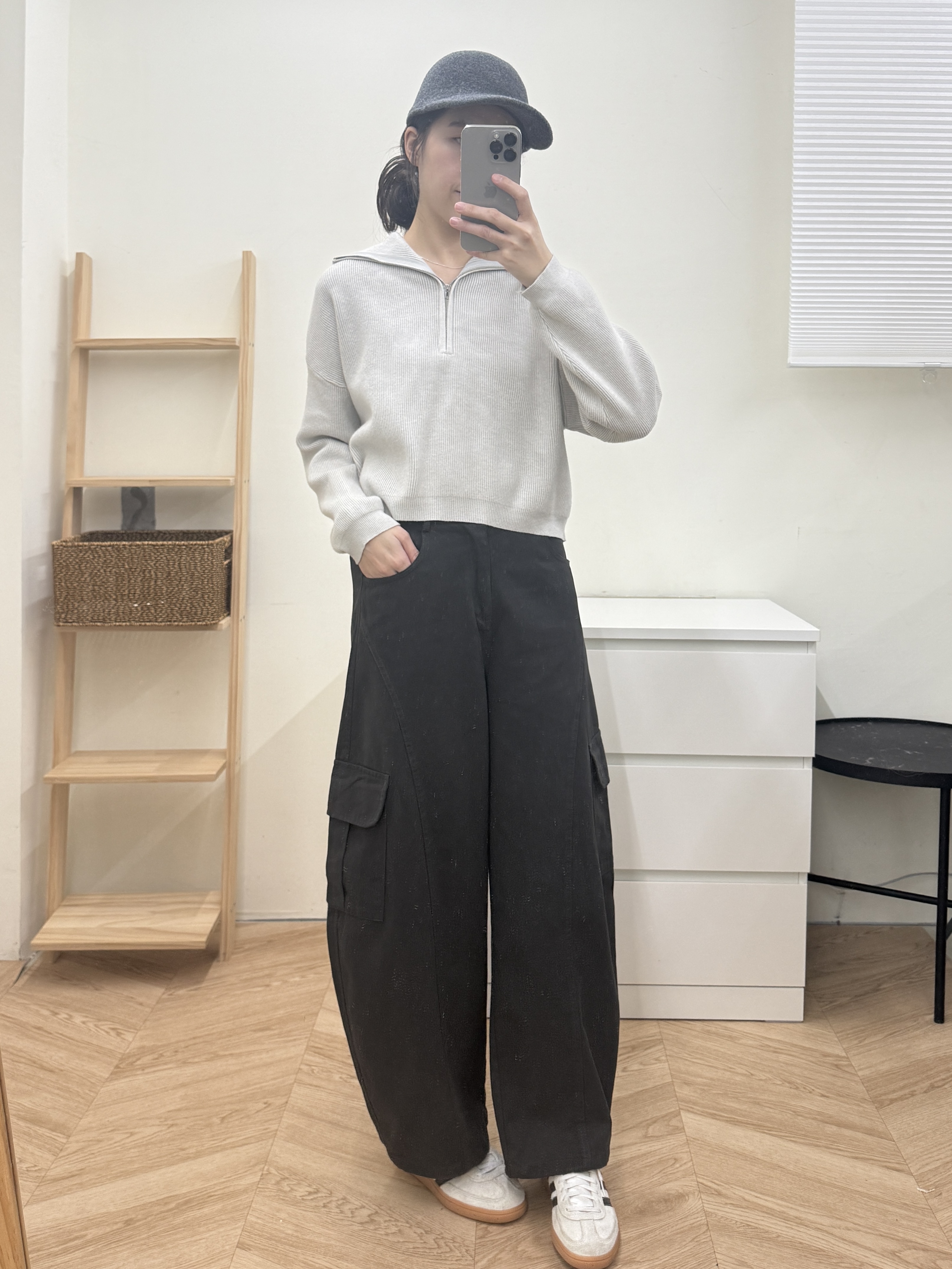 繭型工裝褲*3色