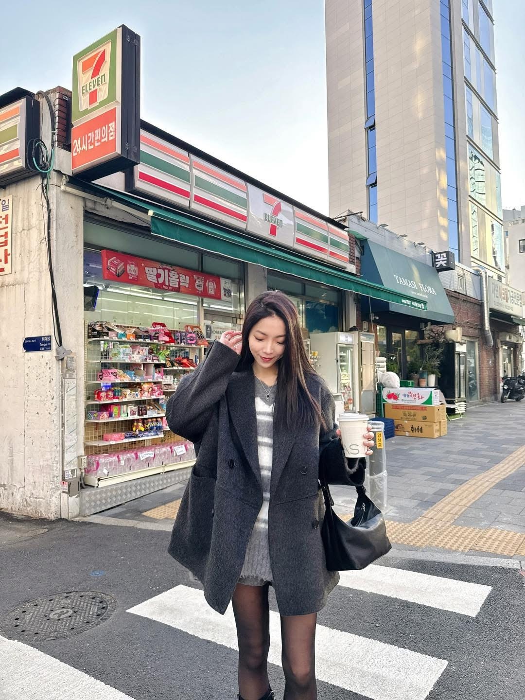 現貨/IG大暴動！極美法式高質感翻領女神100%手工羊毛外(2色)