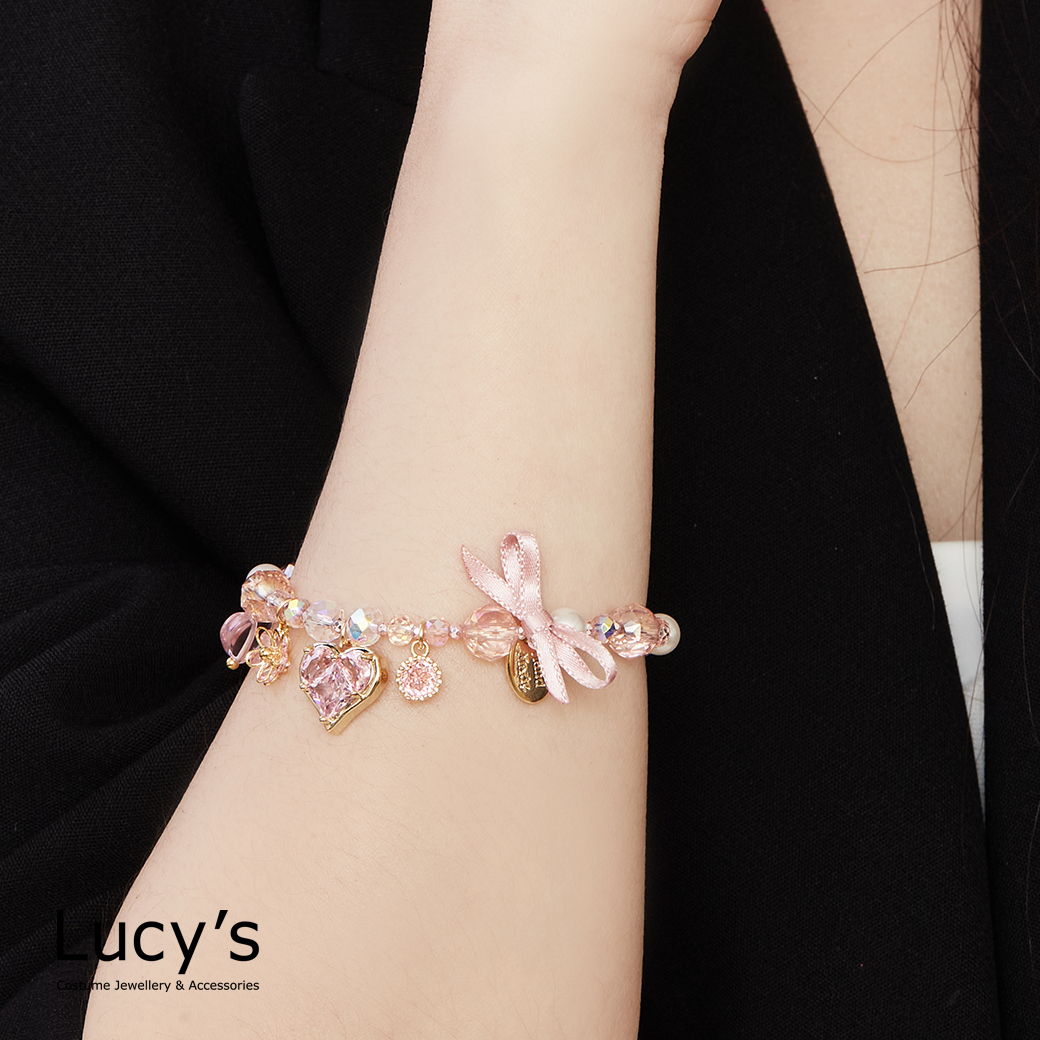 心花泡泡 抽繩手鍊 (126585)