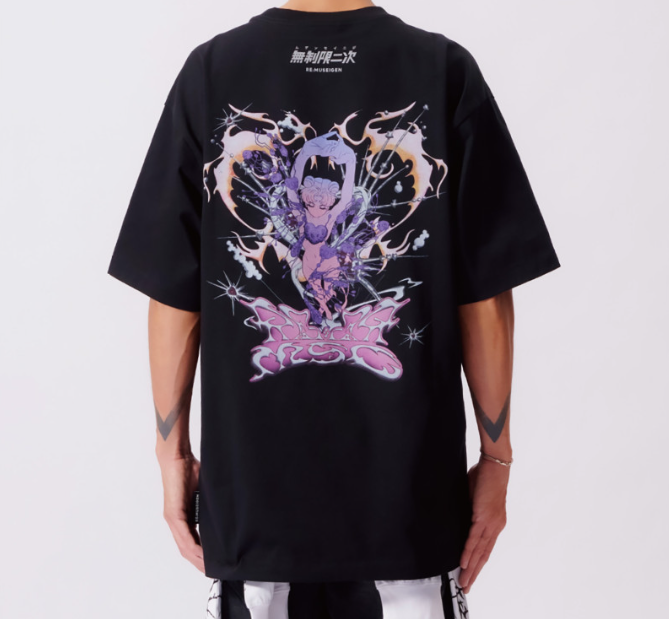 RE:MUSEIGEN MOON / BLOSSOM Tee - Black | RM2502-01