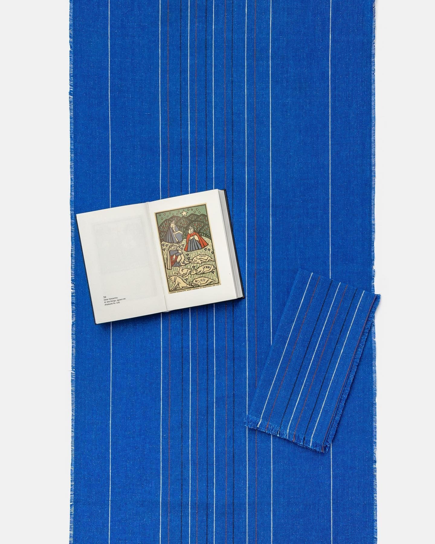 Chroma 亞麻餐巾＿寶石鈷藍