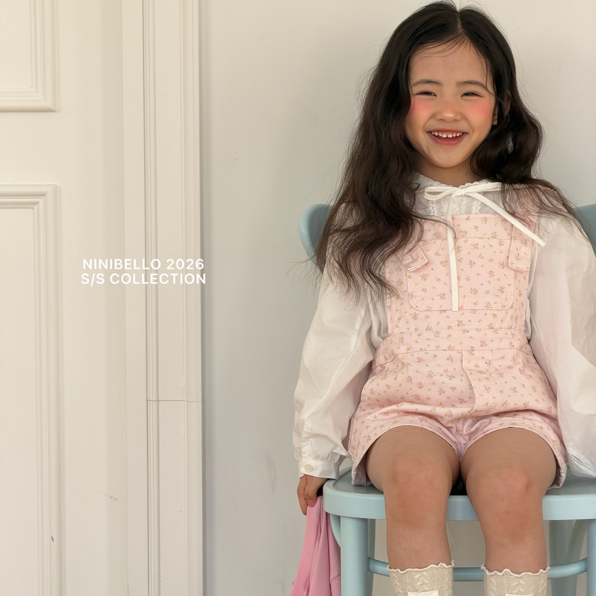 90-130 印花吊帶短褲 2色