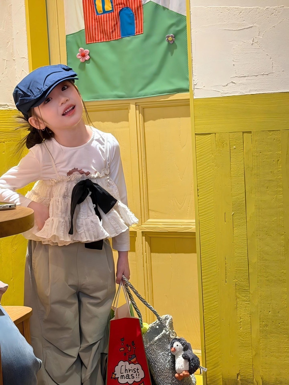 蝴蝶結細肩背心