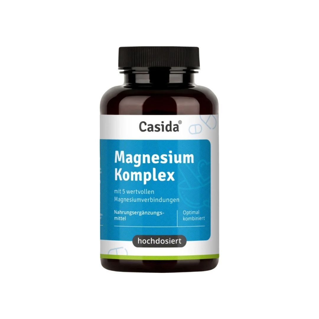 德國Casida 高劑量五重鎂元素膠囊  120粒 | 適合6歲或以上人士使用
