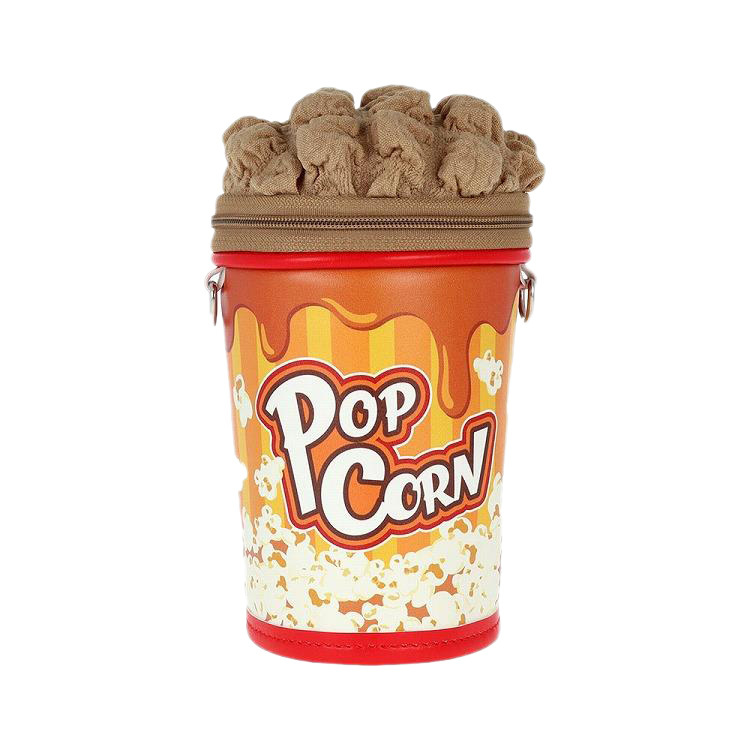 焦糖口味 爆米花造型 多功能小物收納包｜SUN STAR 日本