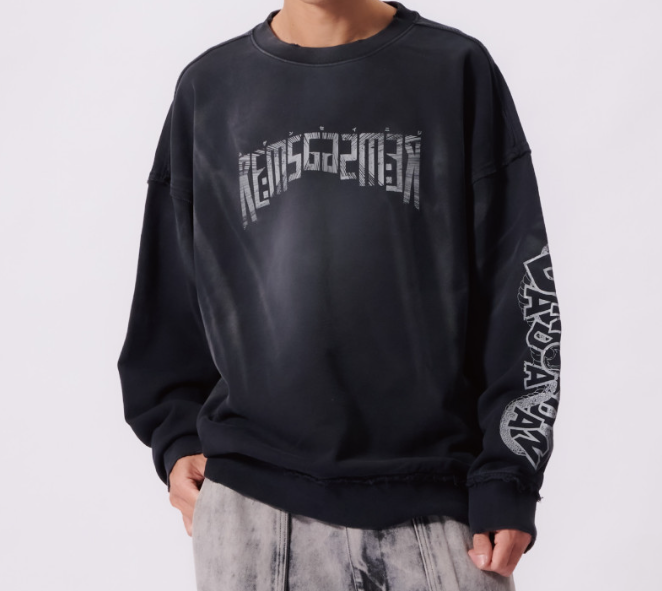 RE:MUSEIGEN D.D.B. Reflective Printed Sweater | RM2502-23