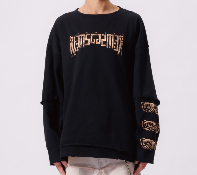 RE:MUSEIGEN D.D.B. Dark Glowing Long Tee | RM2502-24