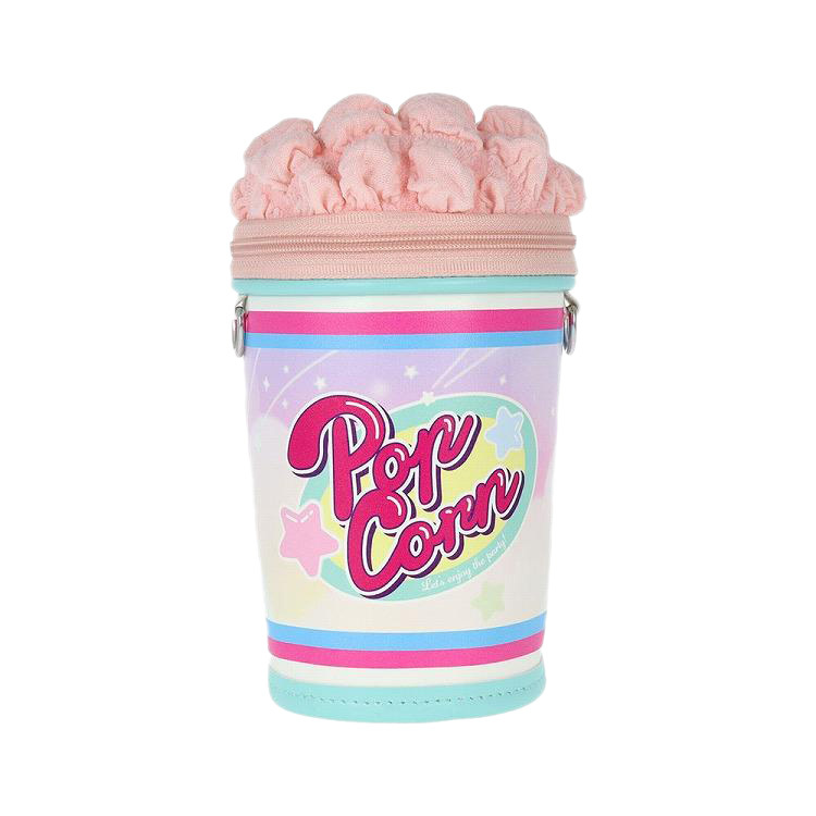 草莓口味 爆米花造型 多功能小物收納包｜SUN STAR 日本