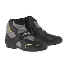 Alpinestars  SMX-1 黑黃 A星短車靴