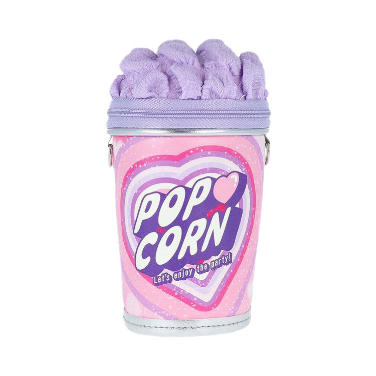 葡萄口味 爆米花造型 多功能小物收納包｜SUN STAR 日本