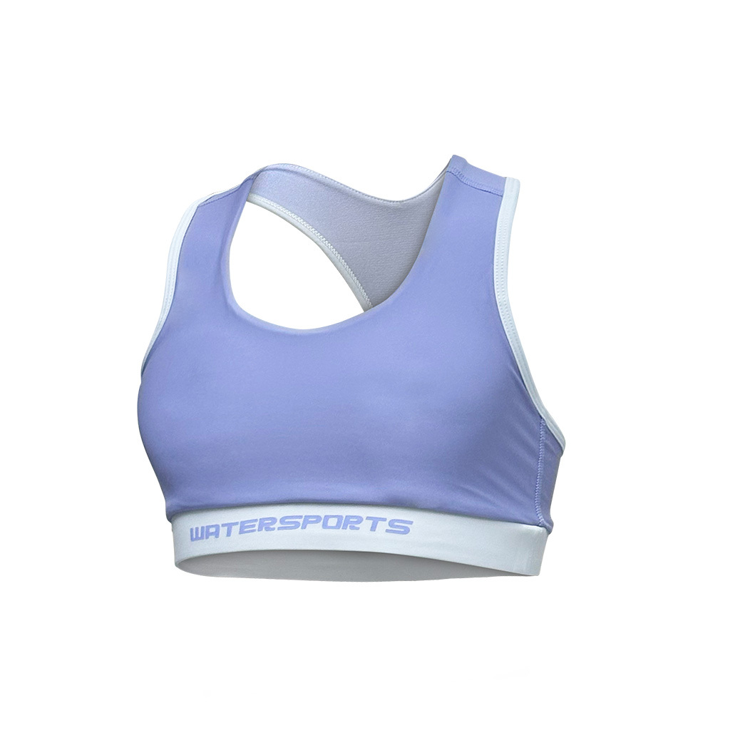 Dive Swim Bra Top - Purple/White