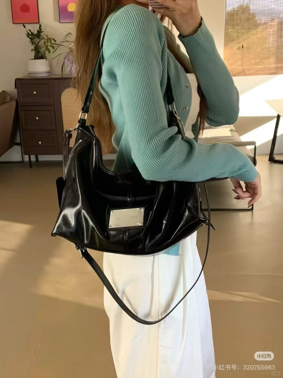 #現貨供應 🇰🇷韓國 MATIN KIM 側邊拉鍊兩用包 機車包 肩背包 大款/小款