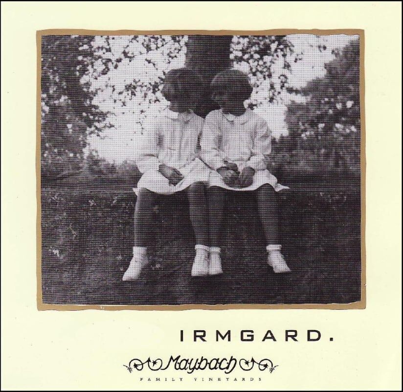 Maybach Family Vineyards Irmgard Pinot Noir 2017 (BH92)