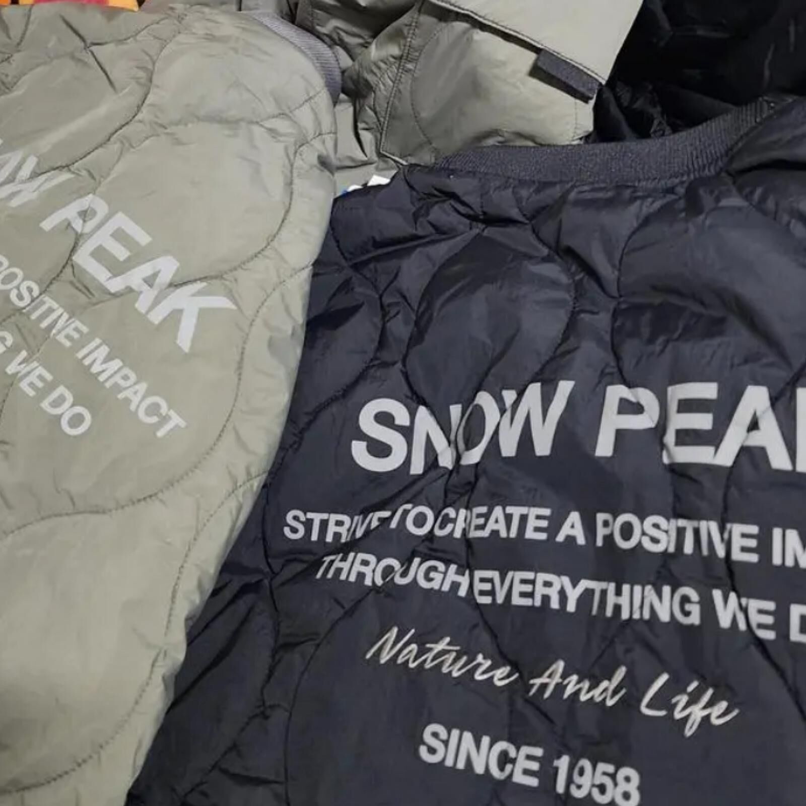 Snow Peak Recycled Quilted Sweatshirt [S24WUFHT02]