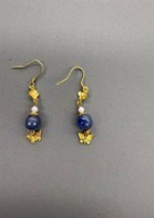 YY2726  玉化蓝舒耳钩