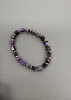 YY2736  丝绒紫手串