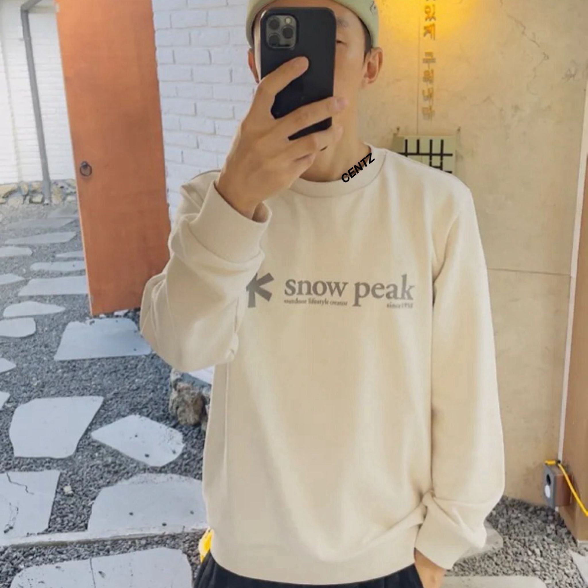 SNOW PEAK Big Logo Sweatshirt [S25FMFHT68]
