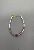 YY2739  粉舒珍珠手链