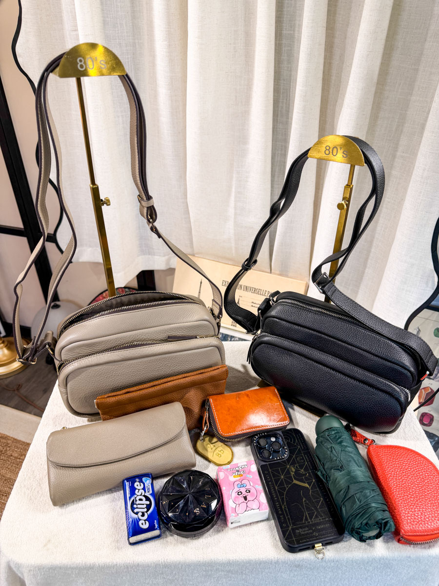 【新年優惠8折🔥】【本週新款】兩層．荔枝紋 真皮袋【不設退換】