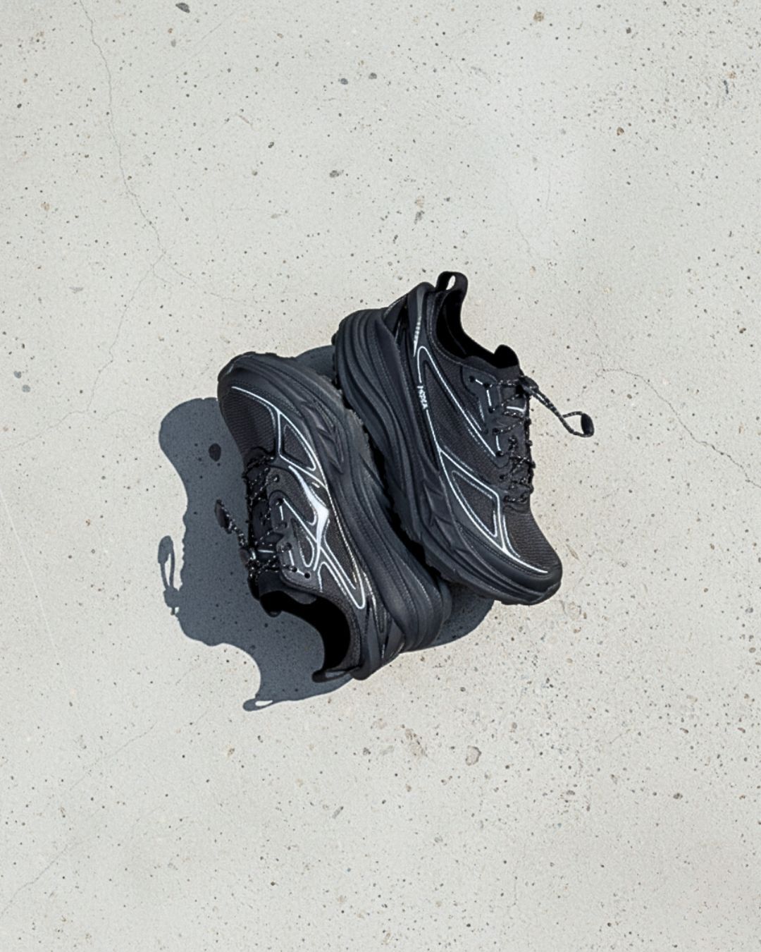 "代購" HOKA U Stinson One7 經典厚底 越野鞋 黑色