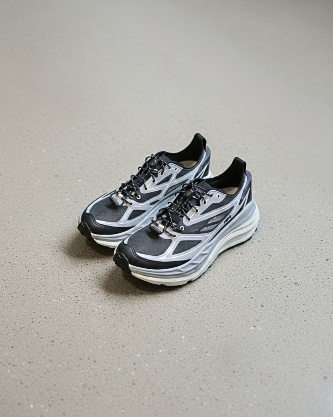 "代購" HOKA U Stinson One7 經典厚底 越野鞋 黑灰色