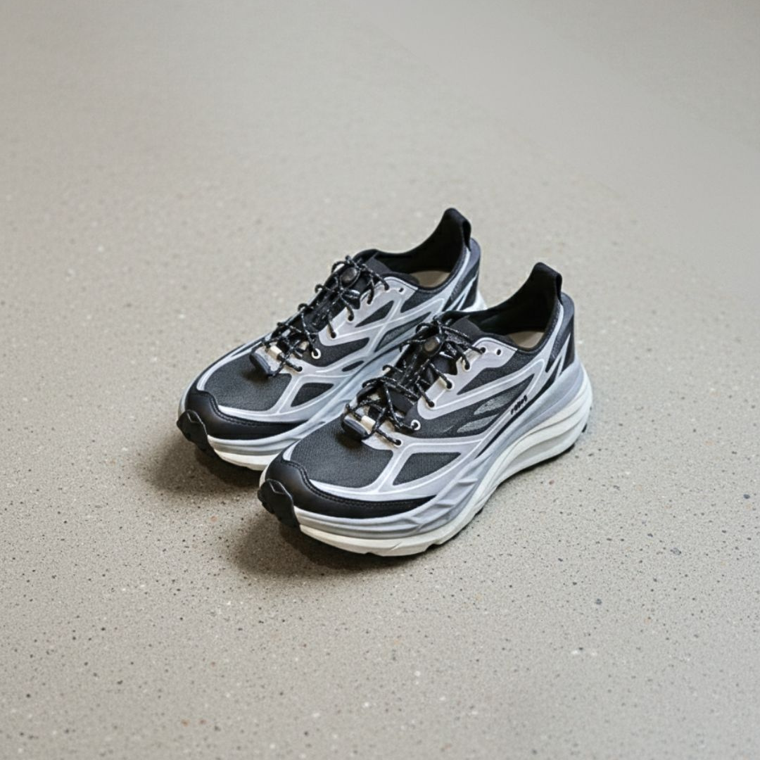 "代購" HOKA U Stinson One7 經典厚底 越野鞋 黑灰色