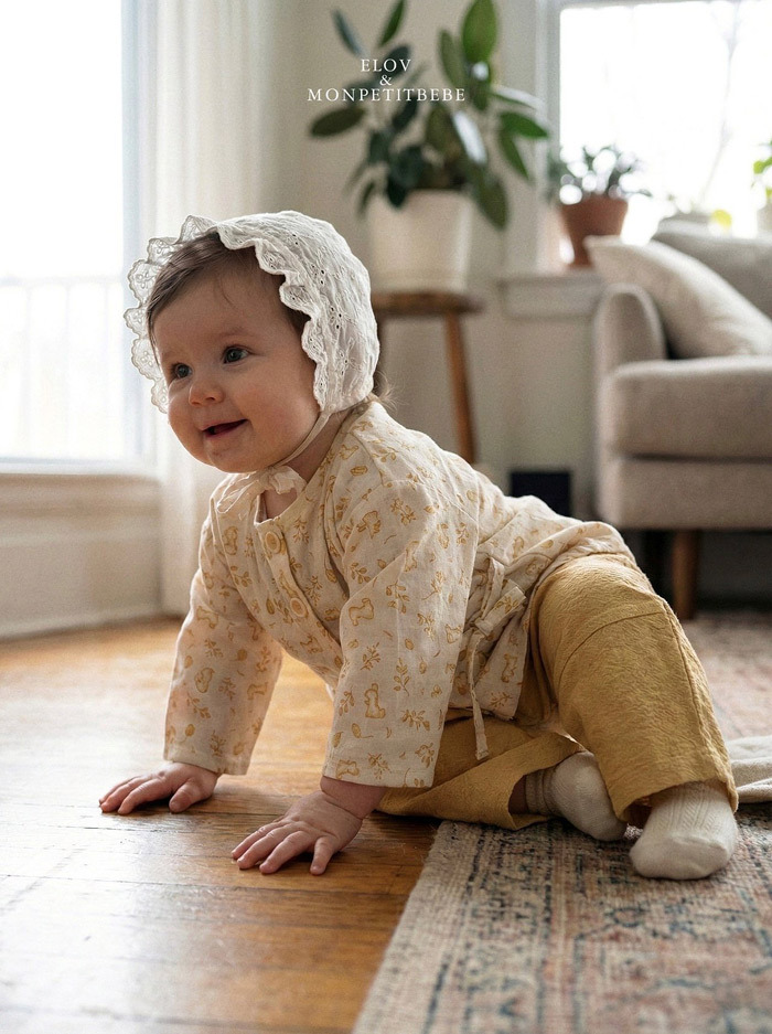 正韓春Monpetitbebe 兩色兔兔綁帶外套