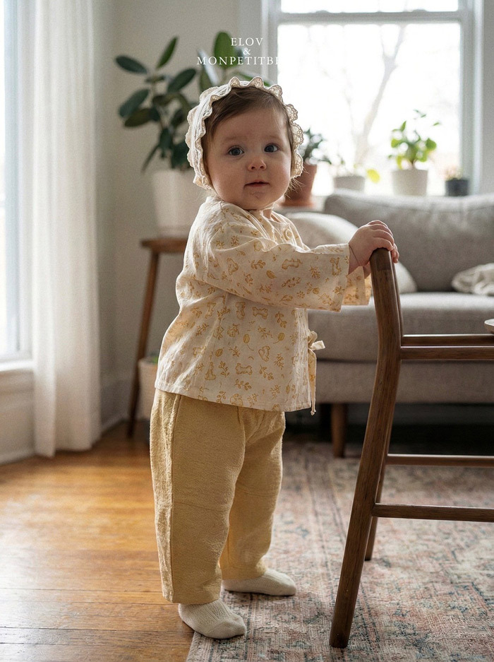 正韓春Monpetitbebe 兩色兔兔綁帶外套