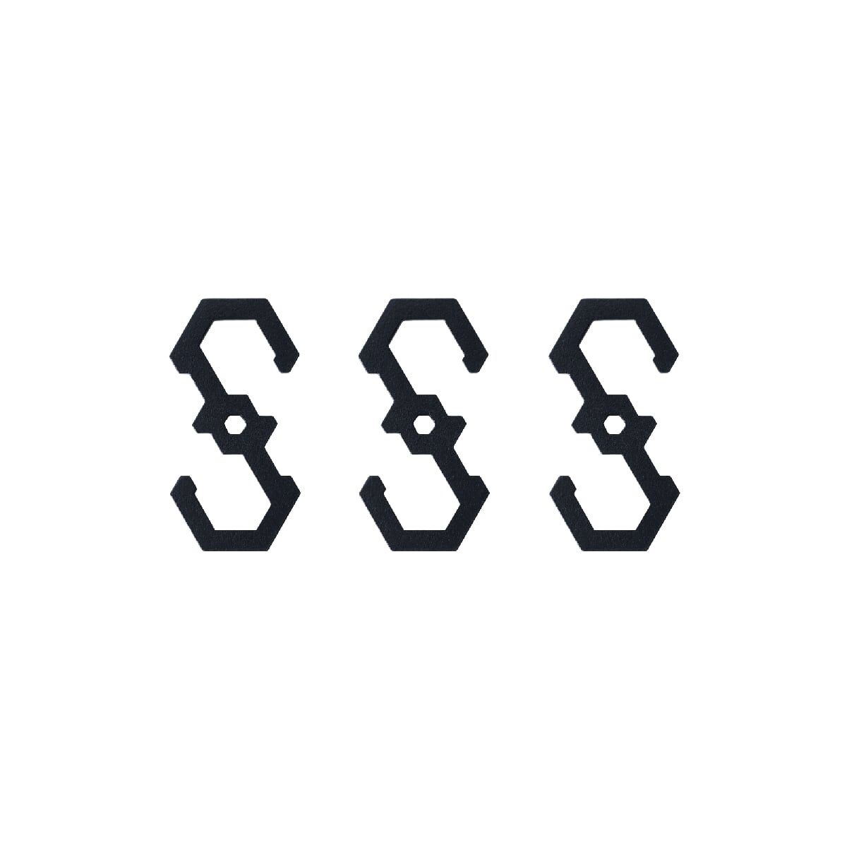 日本GREBE WORKS 多功能迷你S鉤(3入一組)