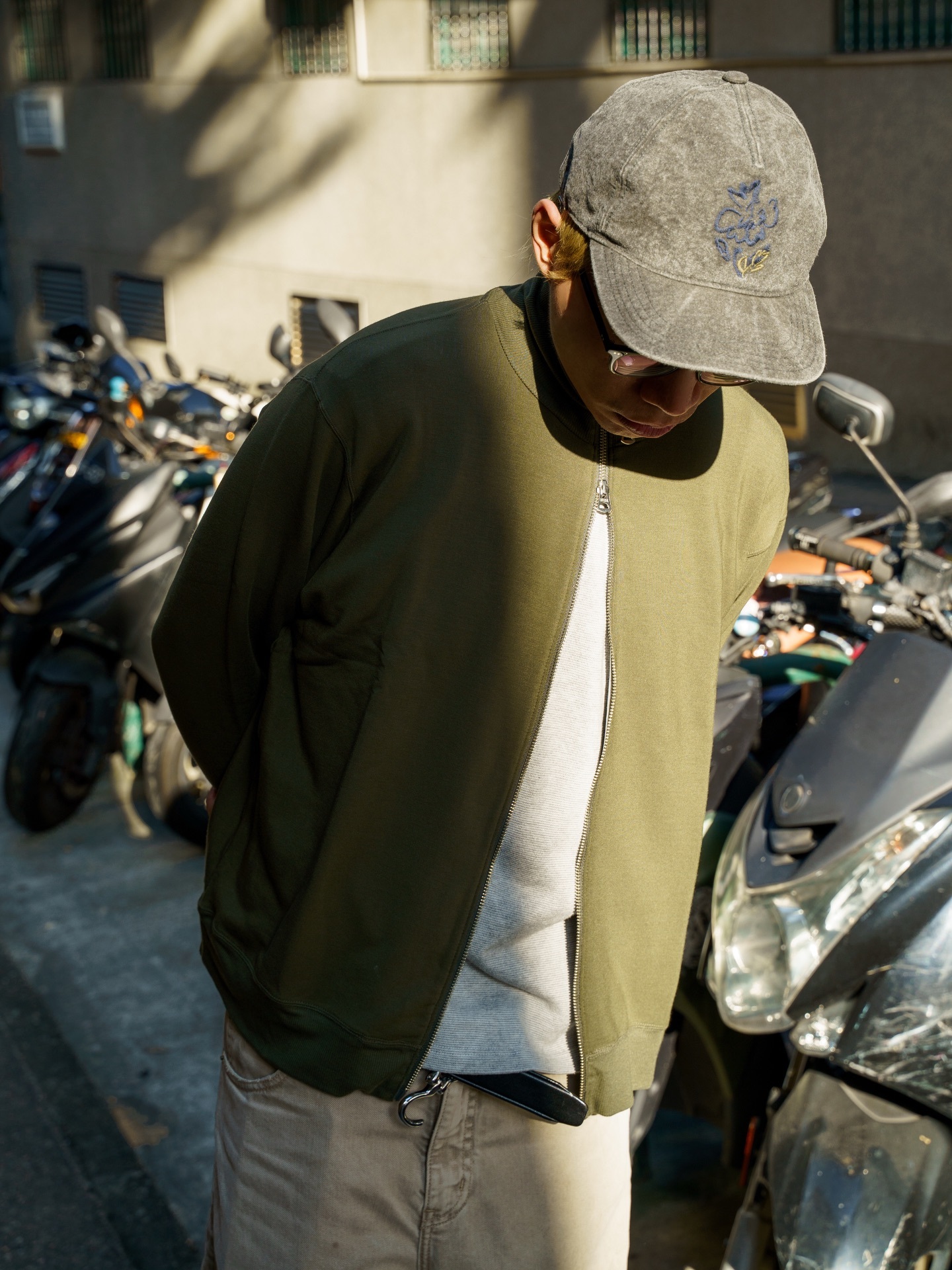 mocT｜LYOCELL STRETCH FLEECE HIGH-NECK ZIP PARKA