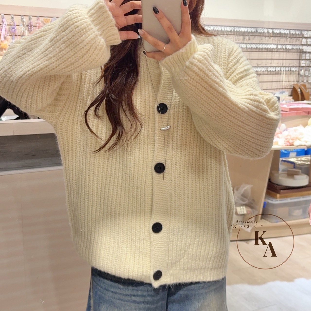 厚磅針織大版型毛衣