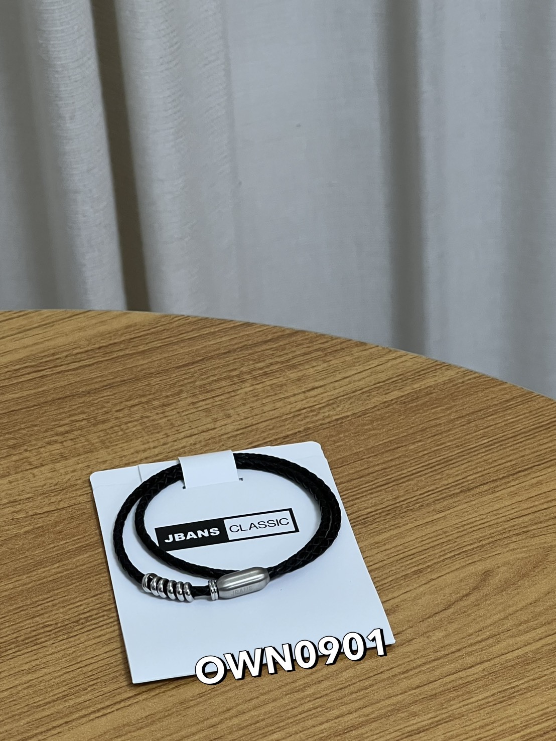 【OWN】JBANS CLASSIC 手鍊 韓國 飾品 手術鋼 皮革鍊 經典老牌 男款