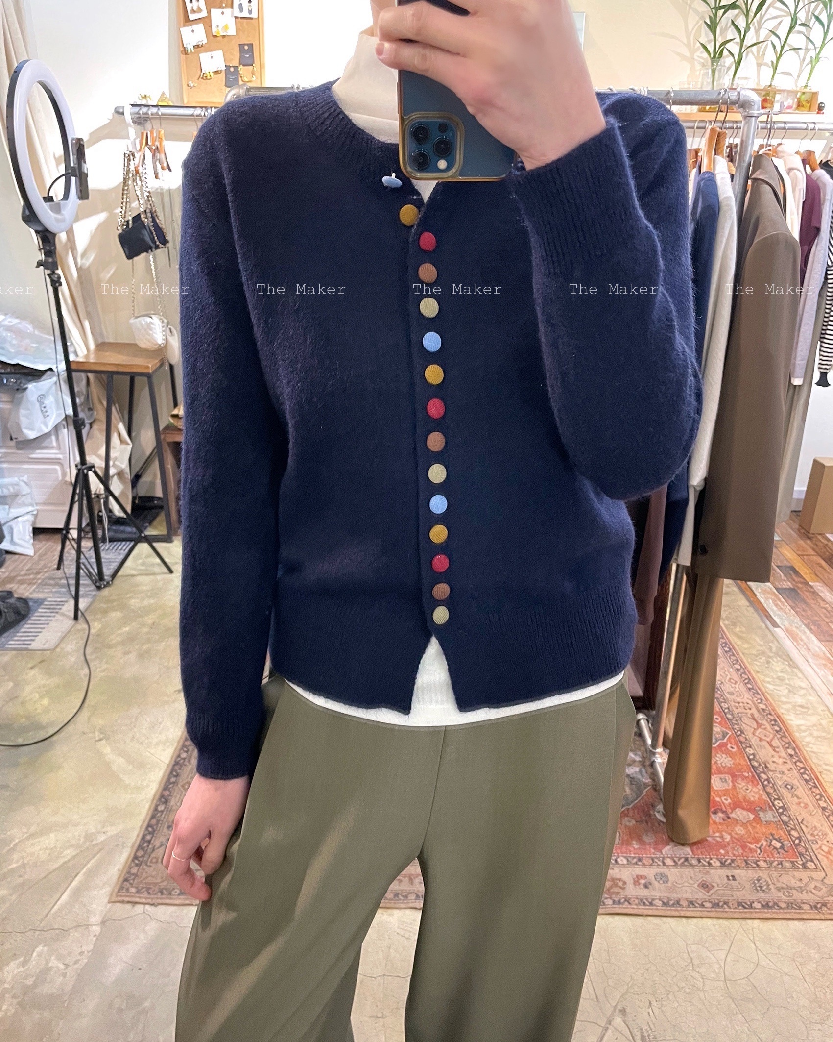 🌈 彩鈕仔針織Cardigan 🌈