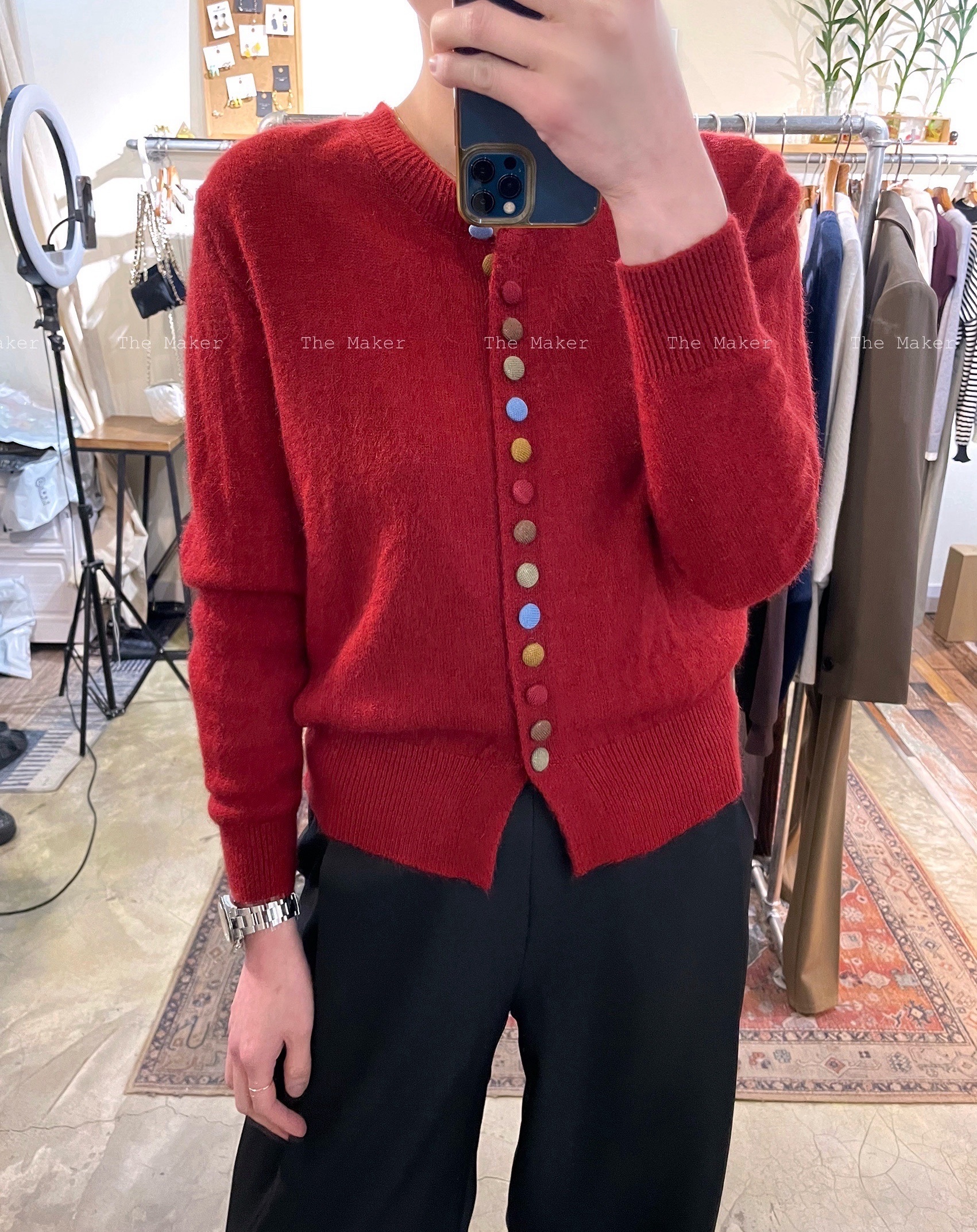 🌈 彩鈕仔針織Cardigan 🌈