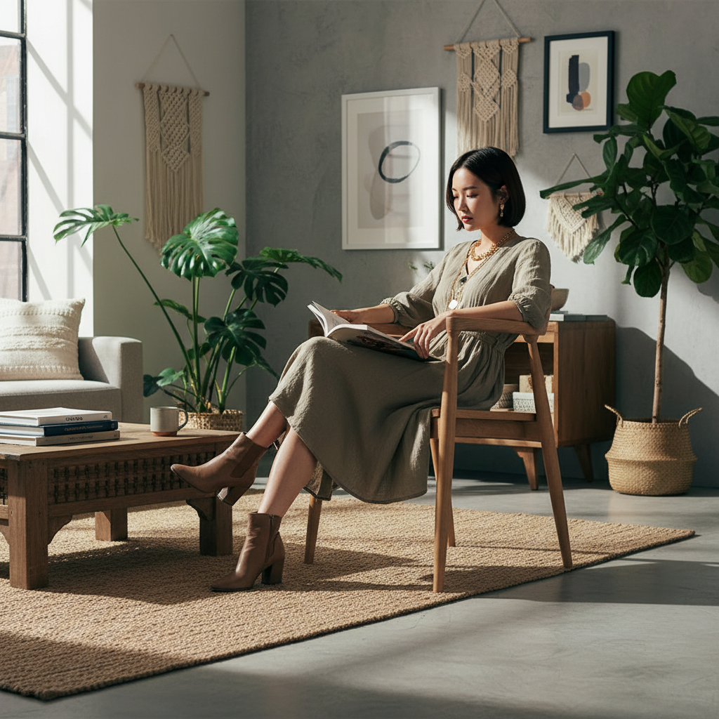 Moira︱原木質感單椅