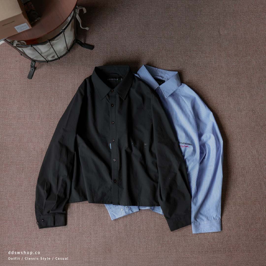 "現貨" Apostle LS-02 "Ascent&stilL" Boxy Cropped Long-Sleeve Shirt