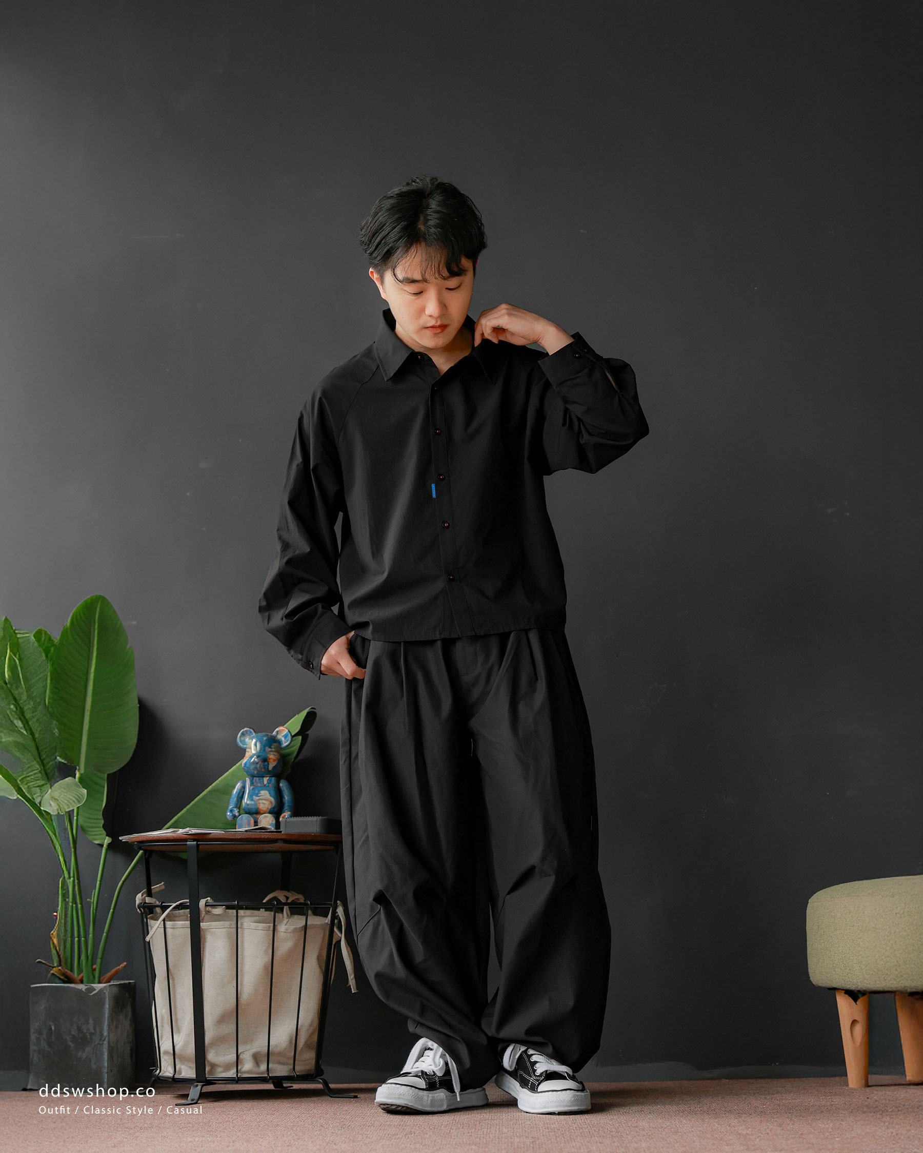 "現貨" Apostle LS-02 "Ascent&stilL" Boxy Cropped Long-Sleeve Shirt