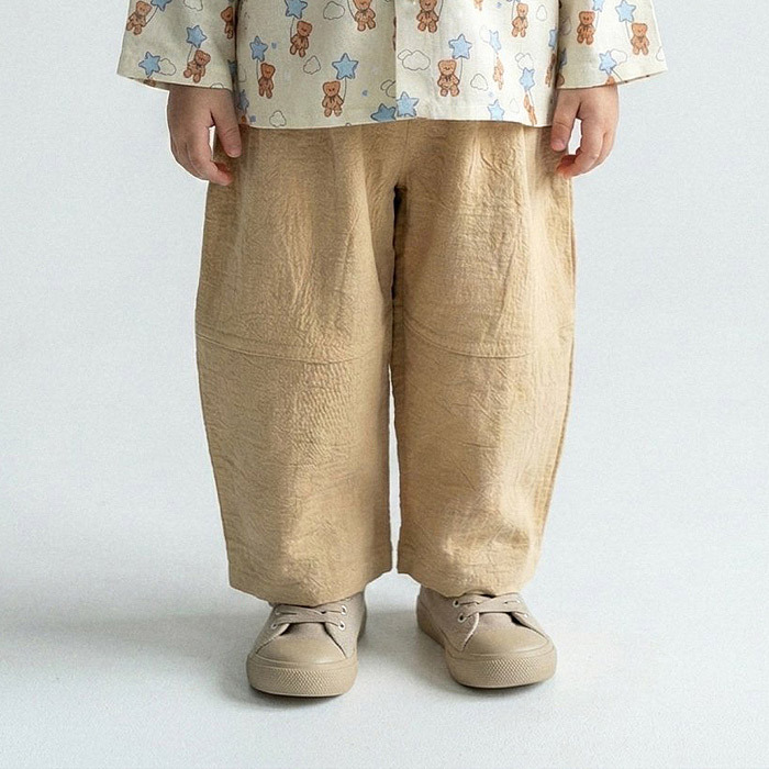 正韓春Monpetitbebe 兩色日系直筒褲