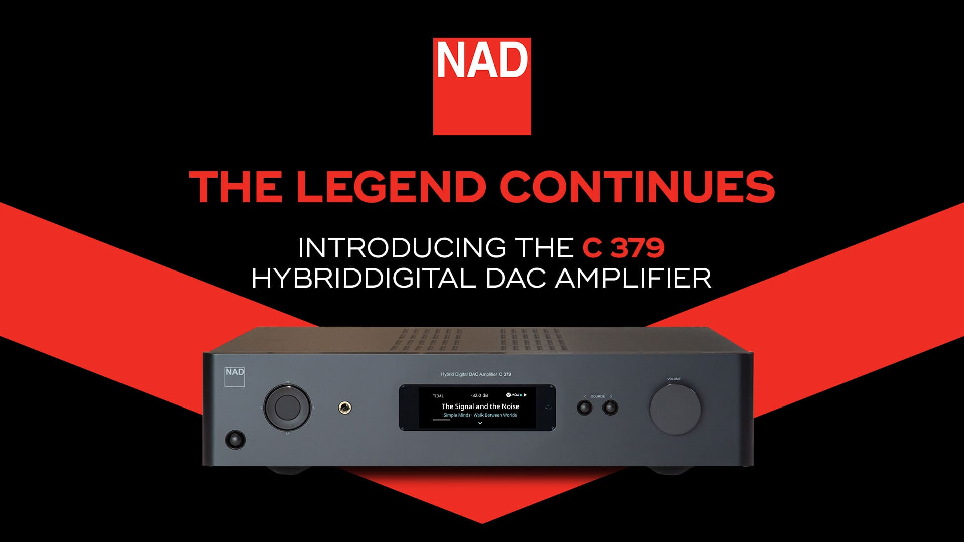 NAD C 379 HybridDigital 綜合擴大機 正面