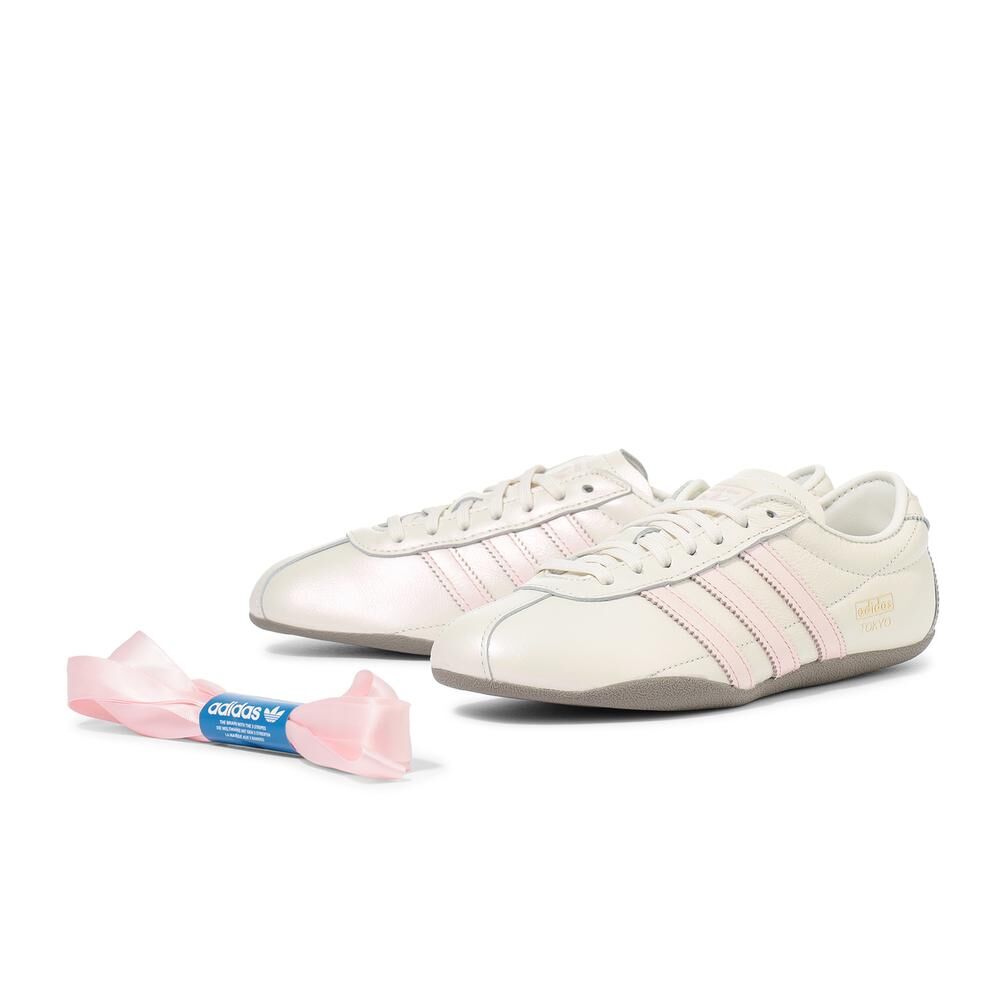 Adidas Originals Tokyo 日本新款 東京 奶油珠光 粉色 緞帶鞋帶 薄底 復古鞋 KH8935